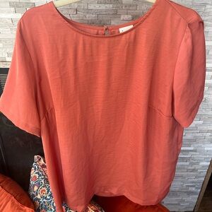 a new day Women's Vibrant Orange Blouse